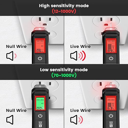 KAIWEETS Voltage Tester/Non-Contact Voltage Tester - Image 4