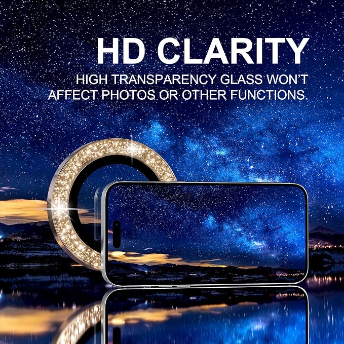 Choiche Compatible for iPhone 17 Pro/iPhone 17 Pro Max Camera Lens Protector - Image 6