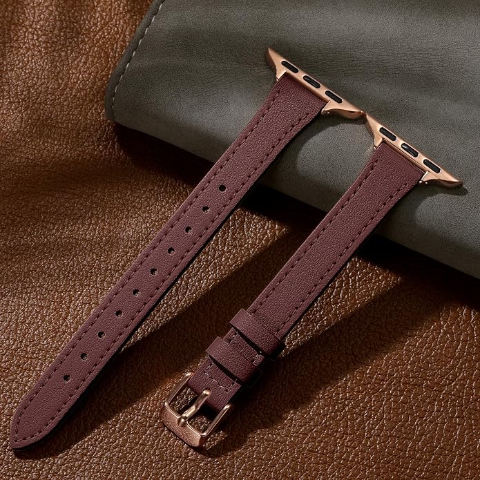 Charlam Slim Leather Band Compatible - Image 5