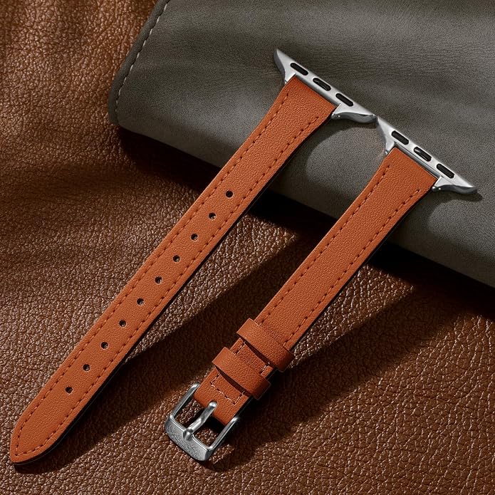 Charlam Slim Leather Band Compatible - Image 5