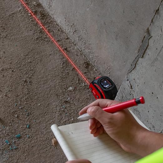 HAUTMEC 3-in-1 Laser Tape Measure, 197ft Digital Tape Measure & 16ft Measuring - Image 3