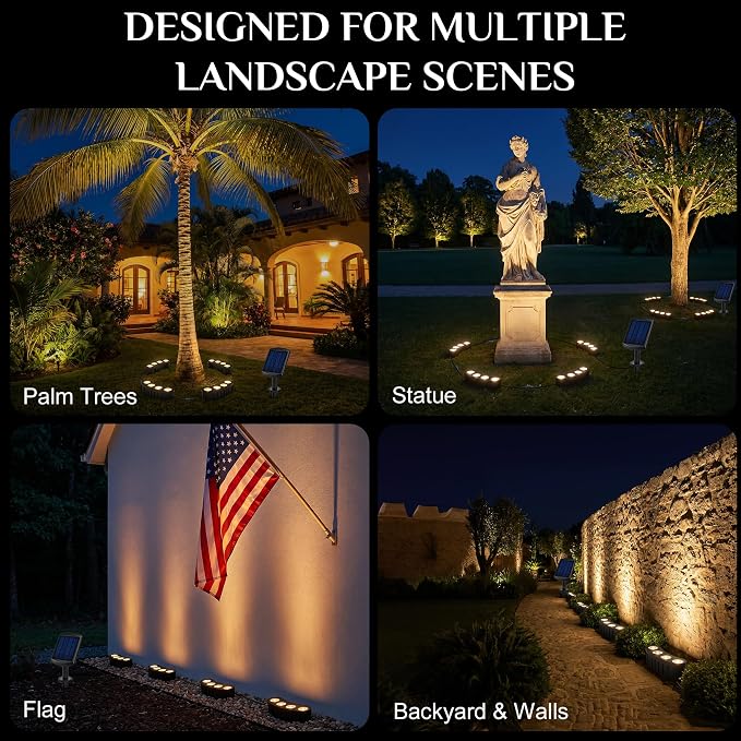 Solar Tree Lights Outdoor, Ring Solar Uplights - Image 4