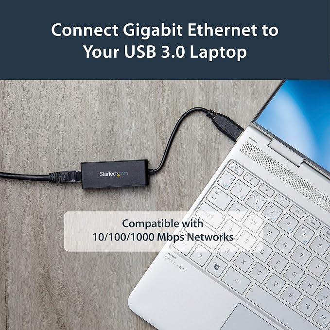 StarTech USB 3.0 to Gigabit Ethernet NIC Network Adapter - Image 4