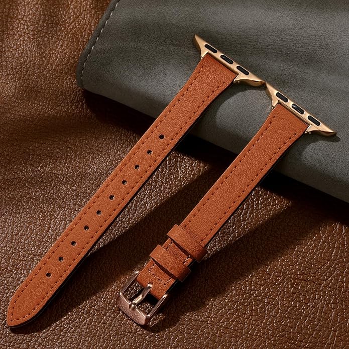Charlam Slim Leather Band Compatible - Image 5