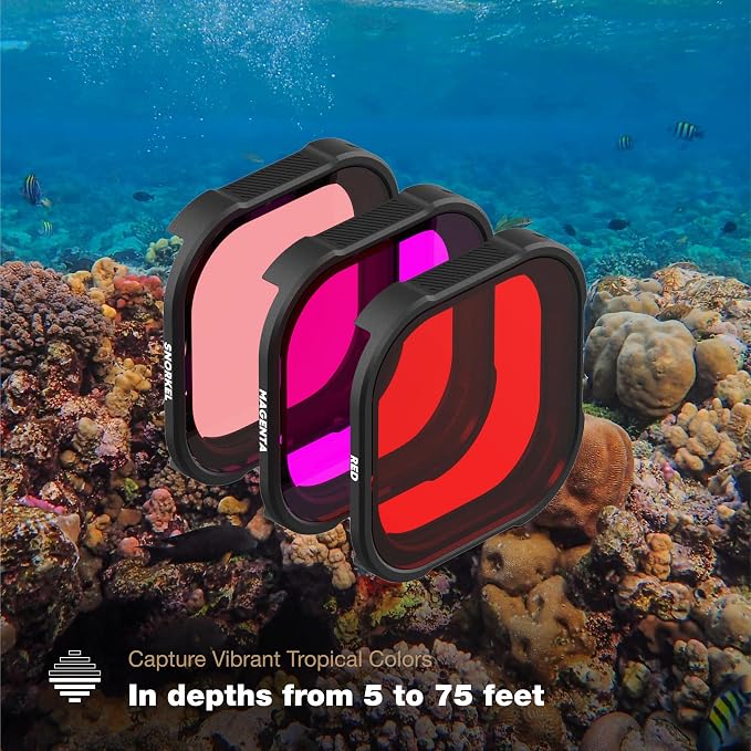 PolarPro Red Filter 3-Pack for GoPro Hero13 Protective Housing - Image 2