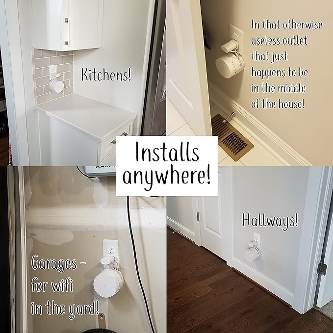 Google WiFi Outlet Holder Mount Stand: No Messy Screws! - Image 4