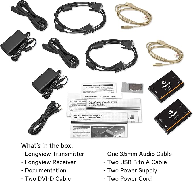 Vertiv Avocent LV 4020P High-Performance HD KVM Extender Kit - Image 6