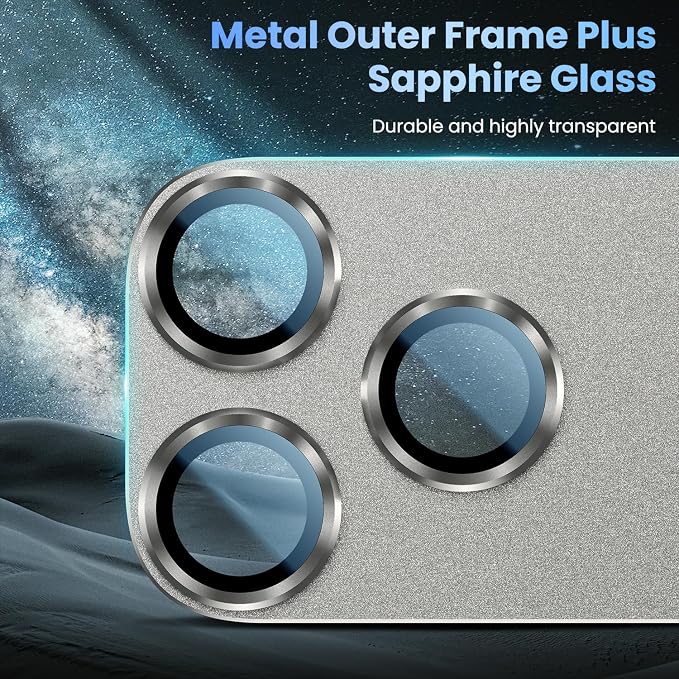 Uyiton Compatible with iPhone 17 Pro Camera Lens Protector - Image 5
