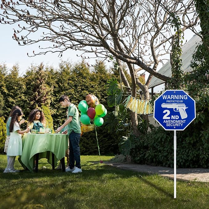Protected by 2nd Amendment Security Sign - Image 7