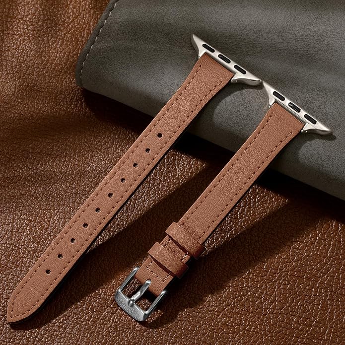 Charlam Slim Leather Band Compatible - Image 5