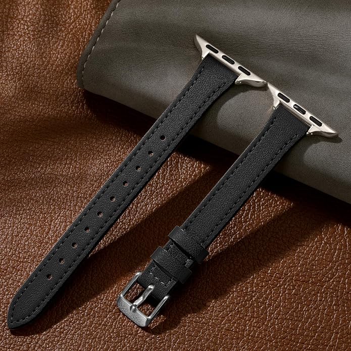 Charlam Slim Leather Band Compatible - Image 5