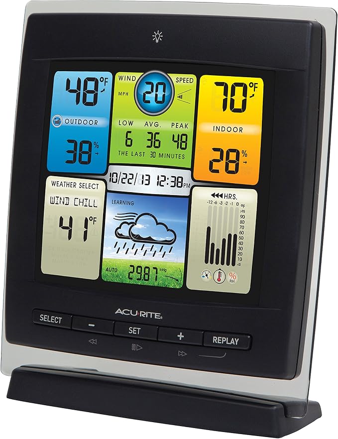 AcuRite Notos Weather Station for Indoor/Outdoor Temperature, and Wind Speed - Image 2
