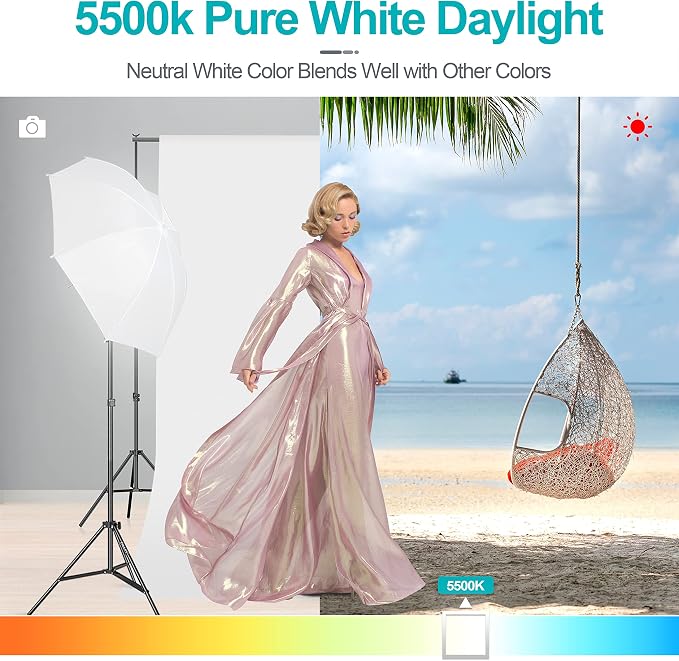 EMART Full Spectrum Light Bulb, 4 x 45W 5500K Spiral CFL Daylight - Image 3