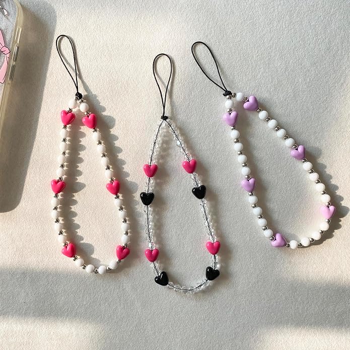Phone Charm Strap Cute Phone Lanyard Wrist Strap Bracelet Accessories - Image 3