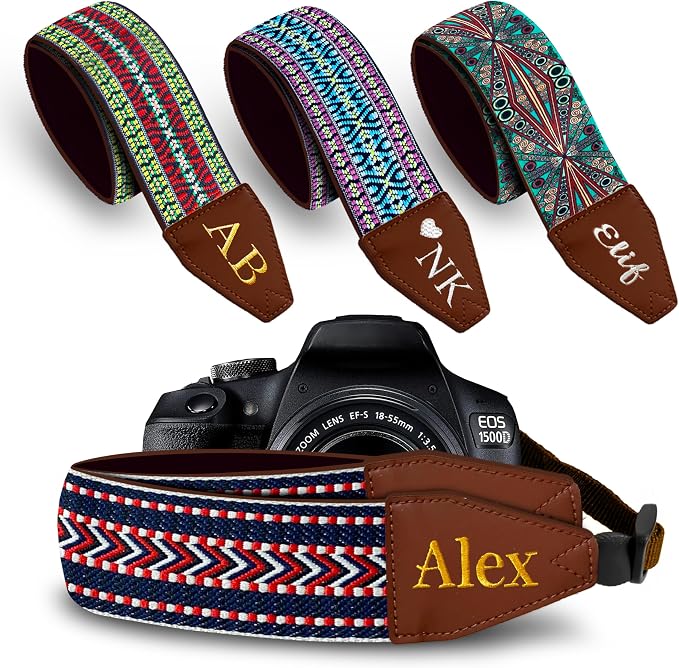 Art Tribute Custom Camera Strap Arrow Weave by ArtTribute