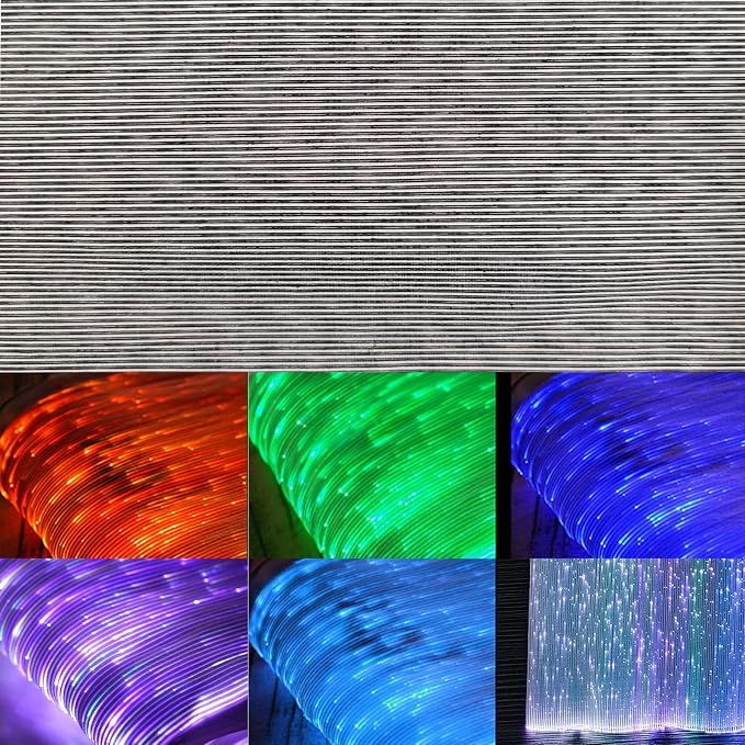 Fiber Optic Fabric, Led Accessories, Led Fiber Optic Mesh Lights by LYML.E1