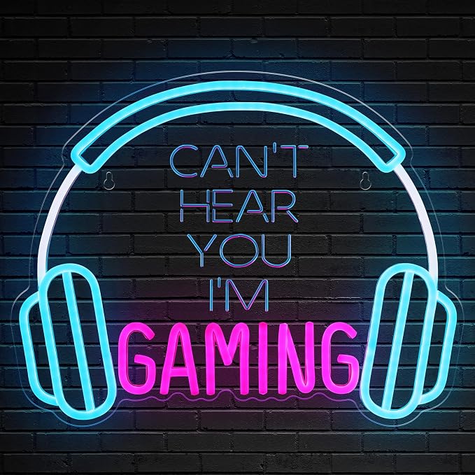 Kavaas Gamer Neon Sign, Neon Headphone Signs - Image 8