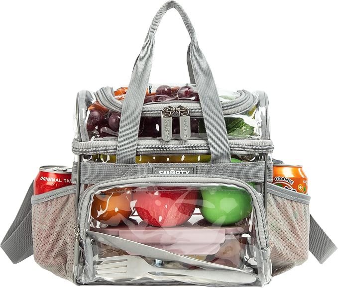 J.CARP Clear Bag Heavy Duty Backpack Durable Transparent See Through Bag - Image 5