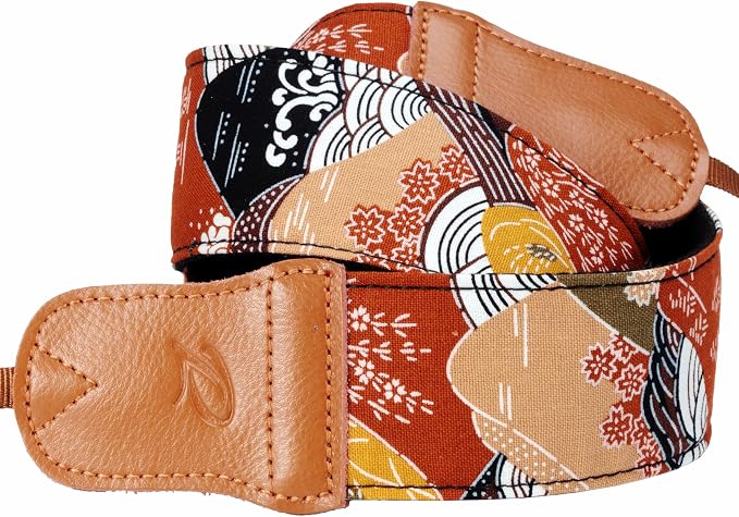 Padwa Lifestyle Japanese Art Style Brown Camera Strap - Image 7