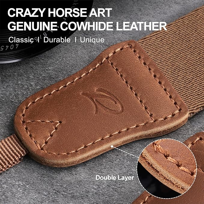 Padwa Lifestyle Brown Camera Strap - Image 2