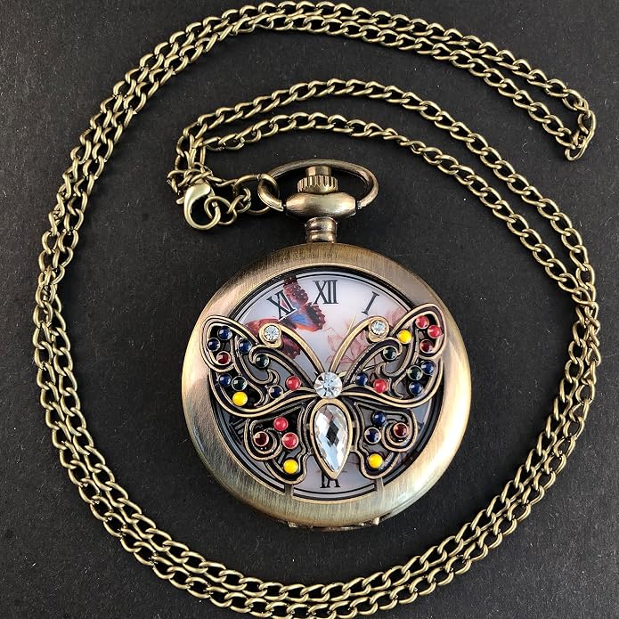 Men's Pocket Watch, Arabic Digital Dial Pocket Watches - Image 6