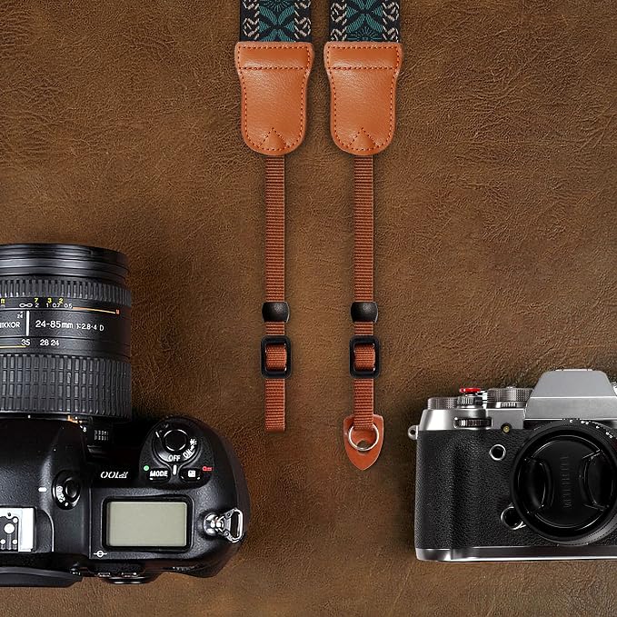 Padwa Lifestyle Mystic Green Embroidered Camera Strap - Image 6