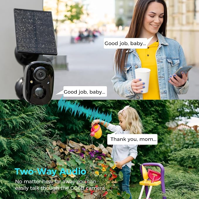 Vicohome 4CG6B Best 2K Solar Security Camera Wireless Outdoor, Battery Powered - Image 5