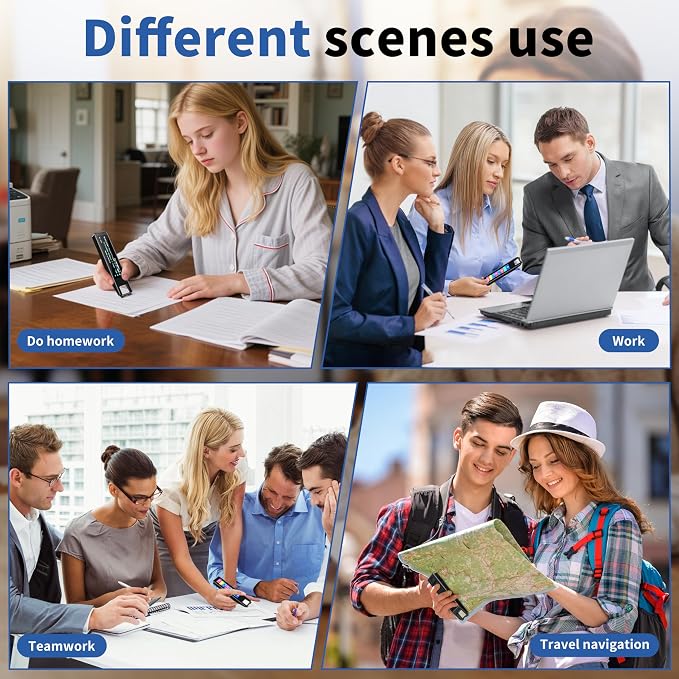 Scan Pen Translator for 142 Languages, Instant 2-Way Voice & Text Translation - Image 3