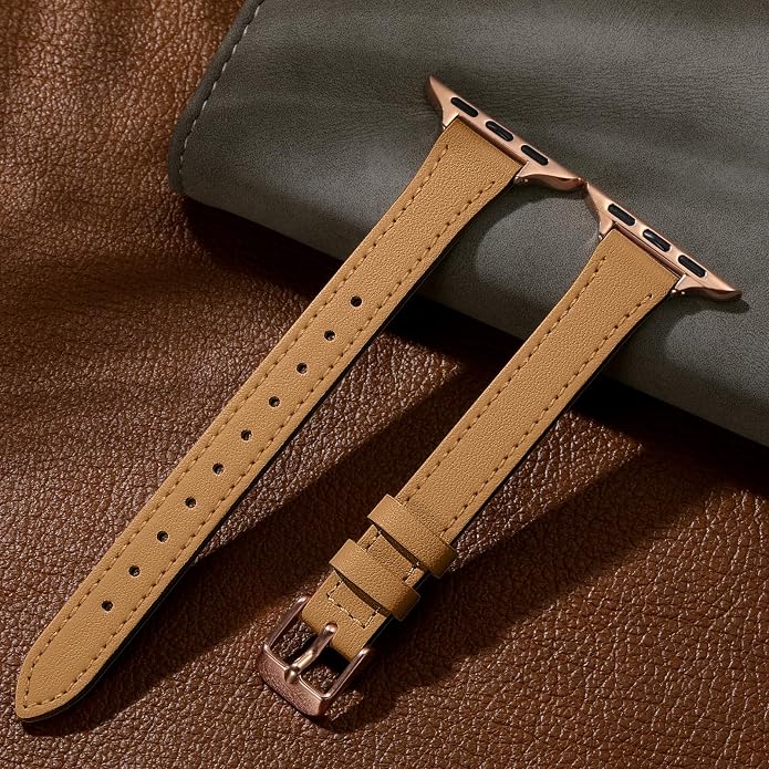 Charlam Slim Leather Band Compatible - Image 5