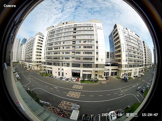 Real HD 5MP TVI Analog Camera 180° Wide Viewing Angle Fisheye Dome BNC Camera - Image 3