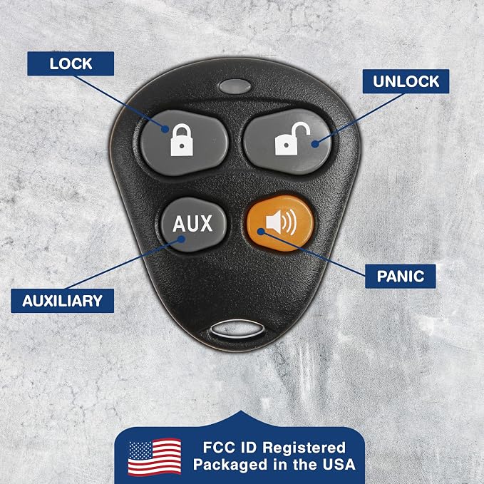 KeylessOption Keyless Entry Remote Starter Car Key Fob Alarm - Image 6