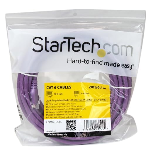 StarTech 20ft CAT6 Ethernet Cable - Image 7