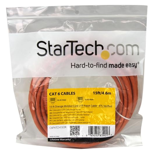 StarTech 15ft CAT6 Ethernet Cable - Image 7