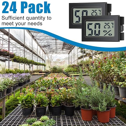 Kanayu 24 Pack Mini Digital Hygrometer Thermometers Indoor Humidity Monitor - Image 5