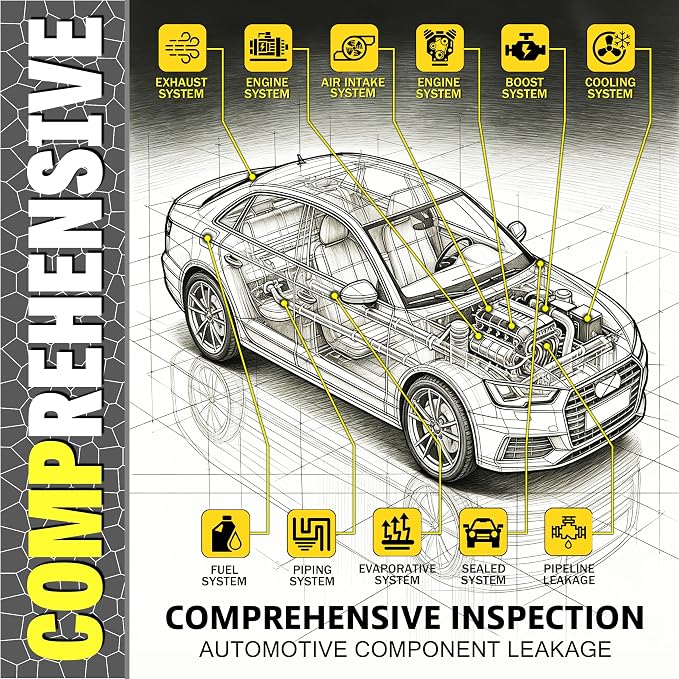 Automotive Smoke Machine, Professional Adjustable Leak Detector - Image 5