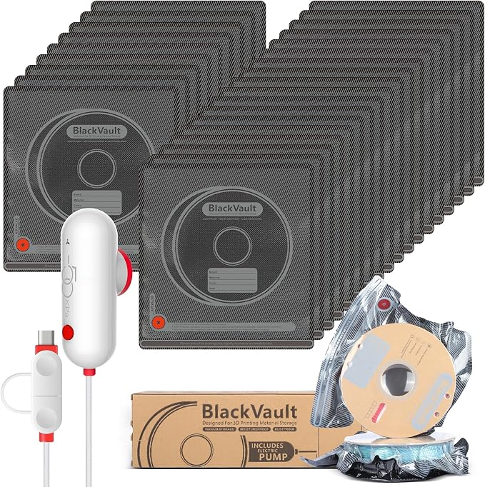 Vacbird 30pcs Filament Storage Bags Light-Proof Vacuum Storage Kit by Vacbird