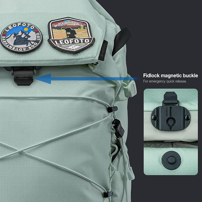 LEOFOTO 35L Camera Backpack for Photographer, Lightweight Waterproof Travel - Image 6