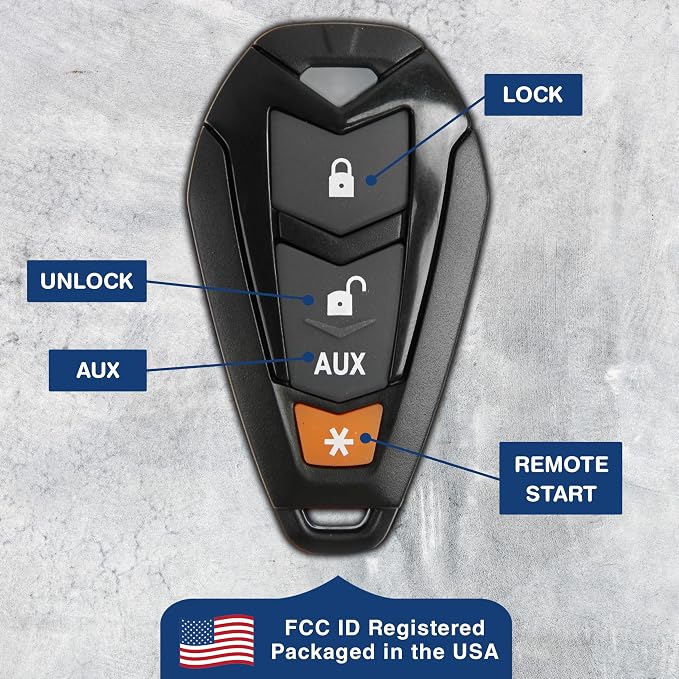 KeylessOption Keyless Entry Remote Control Starter Car Key Fob Case Shell Outer - Image 4