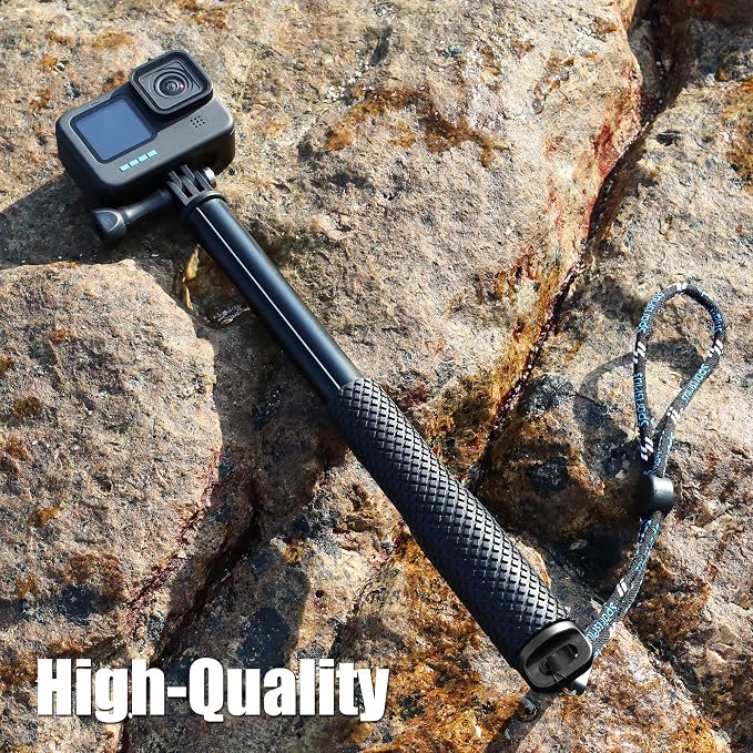 SOONSUN 45'' Waterproof Selfie Stick Extendable Monopod Hand Grip Aluminum - Image 7
