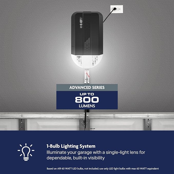 Chamberlain 1/2 HP Belt Drive Smart Garage Door Opener - Image 5