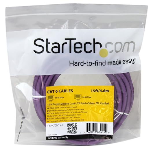 StarTech 15ft CAT6 Ethernet Cable - Image 7