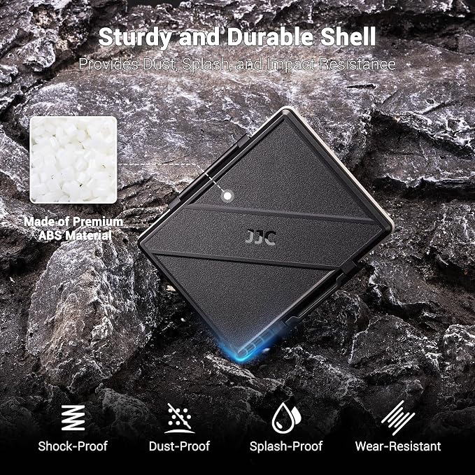 JJC 45 Slots Memory Card Case for 30 Micro SD and 15 SD Cards - Image 7