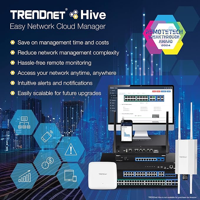 TRENDnet 28-Port Gigabit Web Smart Switch, 24 x Gigabit Ports, 4 x Shared - Image 3