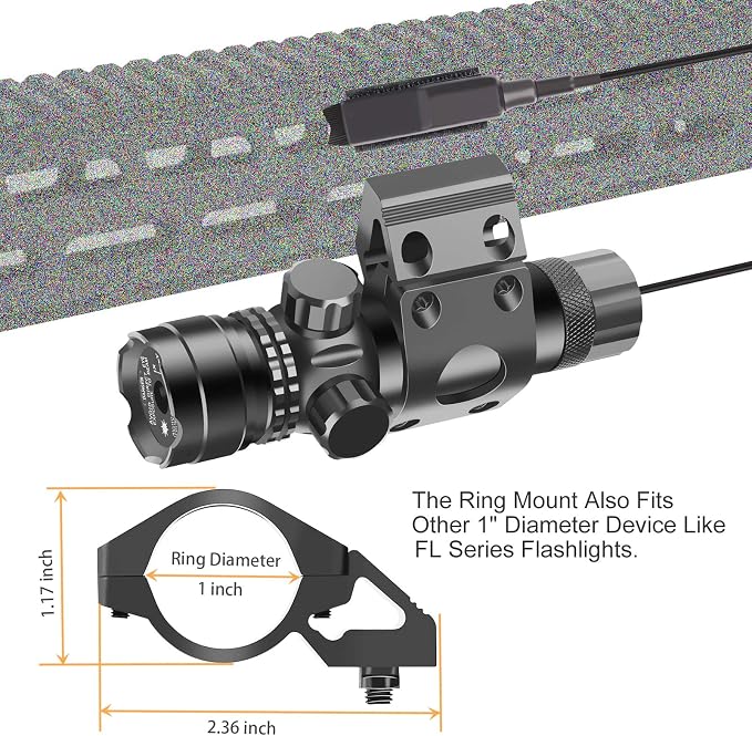 Feyachi Tactical Green Laser Sight - Image 5