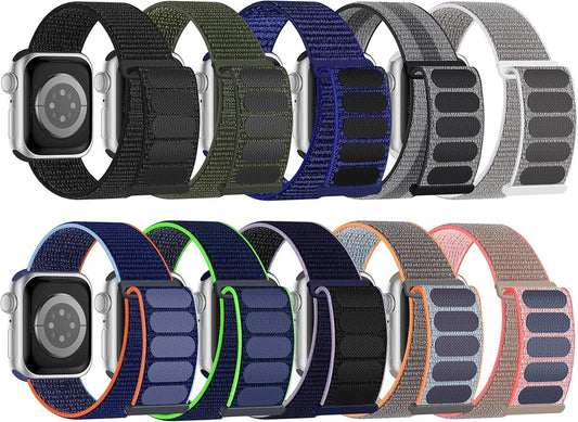 6 Pack Sport Nylon Loop Band Compatible by Honeystraper
