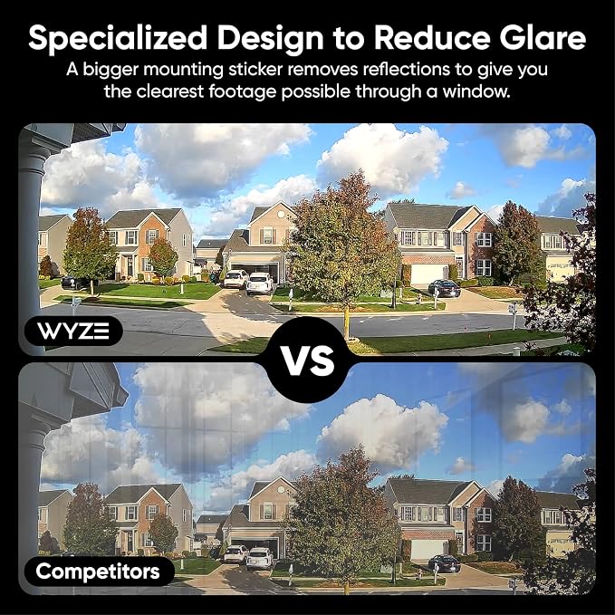 WYZE Window Camera 2 Pack, WiFi Indoor HD Home Security Camera, Upgraded Color - Image 5
