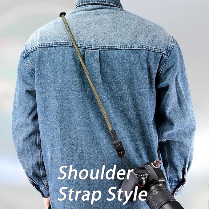 VKO Camera Strap Rope, Quick Release Vintage Cute QD Nylon Neck Shoulder Straps - Image 9