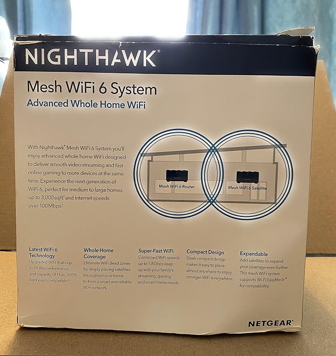 NETGEAR Nighthawk Whole Home Mesh WiFi 6 System - Image 2