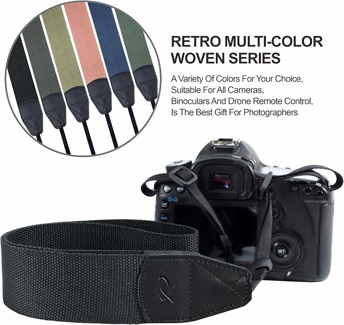 Padwa Lifestyle Black Camera Strap - Image 5