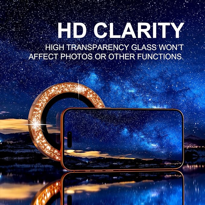 Choiche Compatible for iPhone 17 Pro/iPhone 17 Pro Max Camera Lens Protector - Image 6